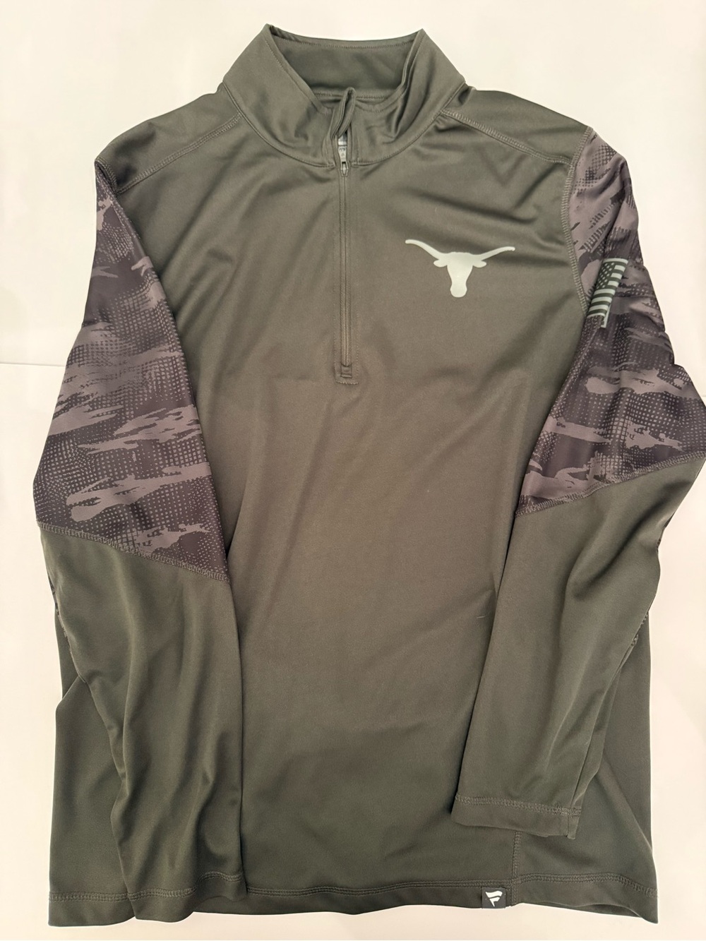 Fanatics Texas Longhorns Quarter Zip (Large) - Lightly Worn (Military Style) OHT